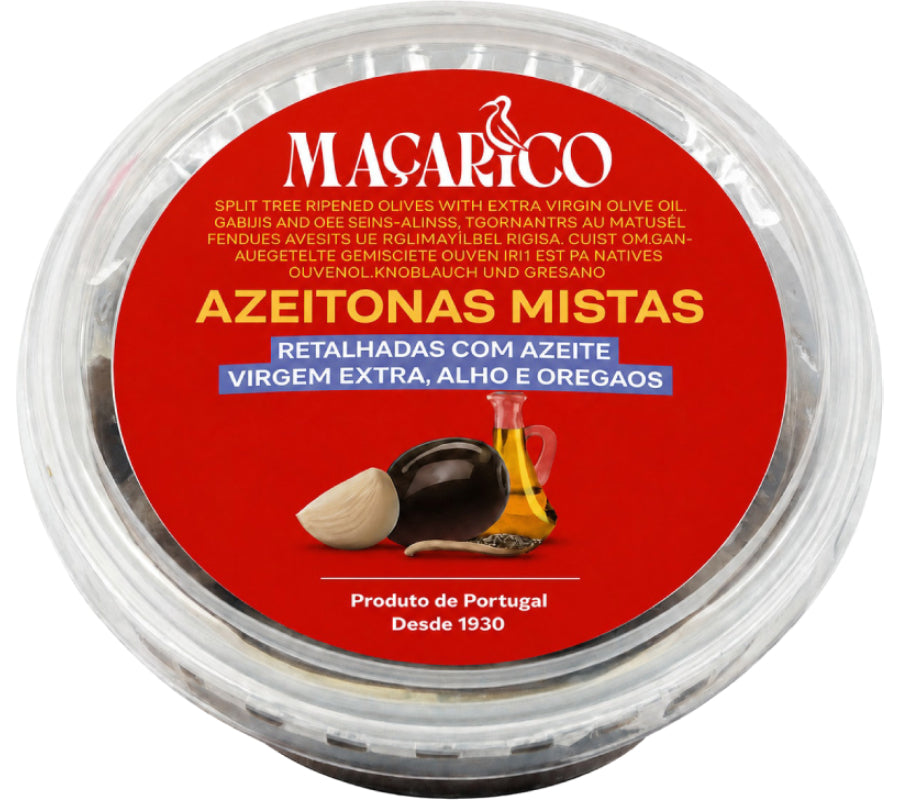 Mixed Olives with Extra Virgin Olive Oil, Garlic and Oregano 150 g